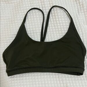 Fleo Dark Green Sports Bra